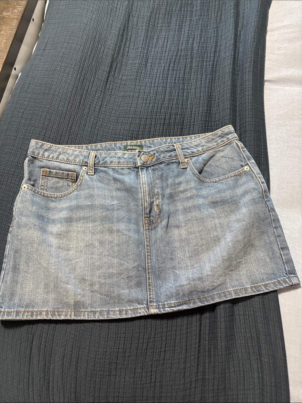 wild fable Light Blue Denim Mini Skirt